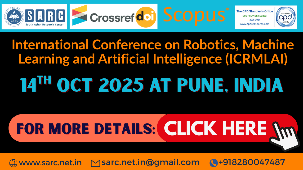 Robotics, Machine Learning and Artificial Intelligence Conference in India